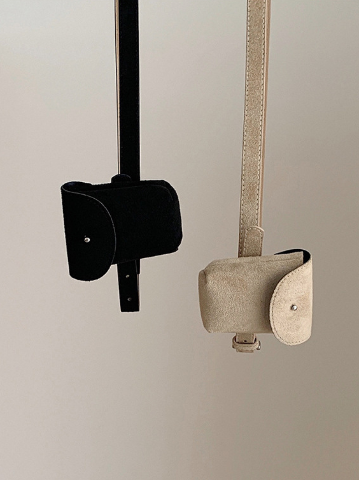 SUEDE BELT FLAP BAG 2122