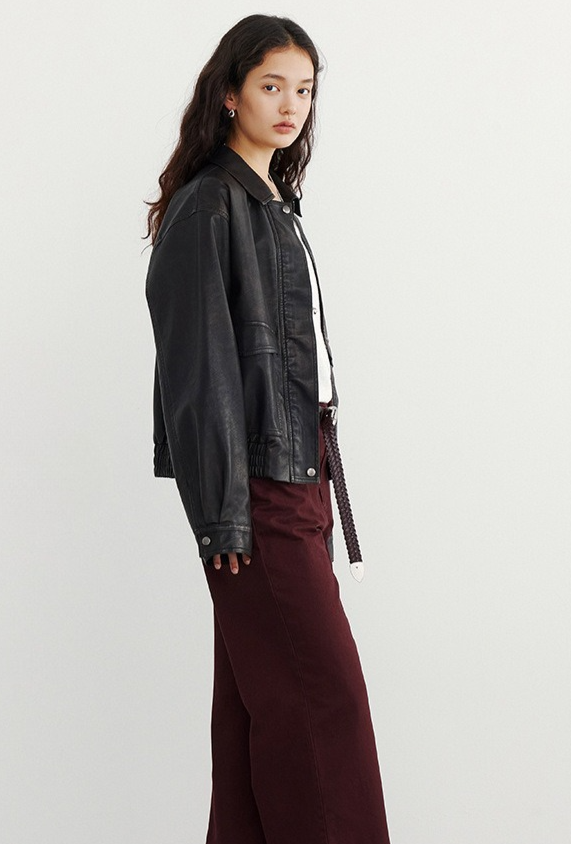 FAUX LEATHER JACKT 2127