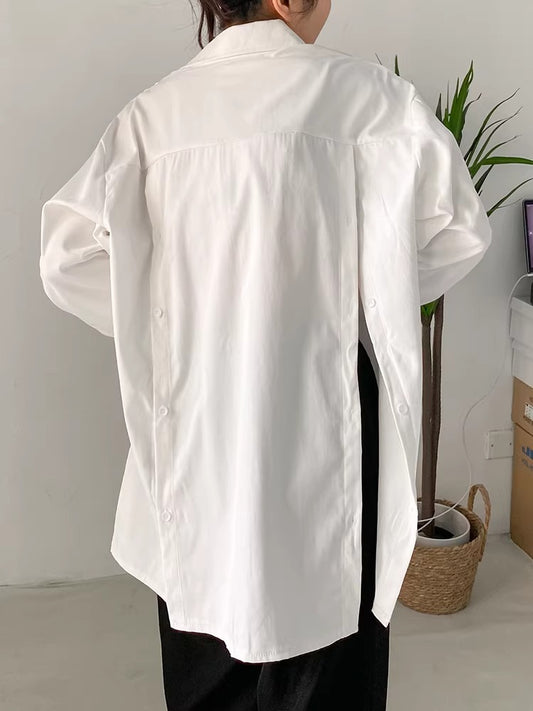 バッグスリットオーバーシャツ 2335