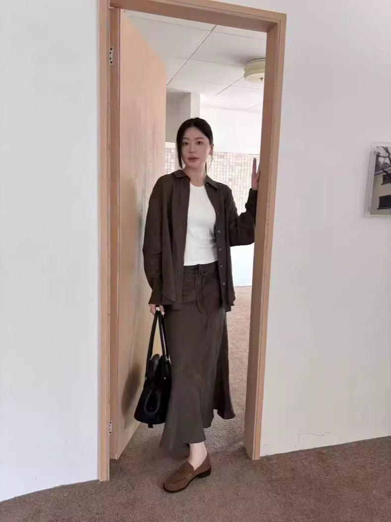 ベーシックラウンドトゥローファー 2324