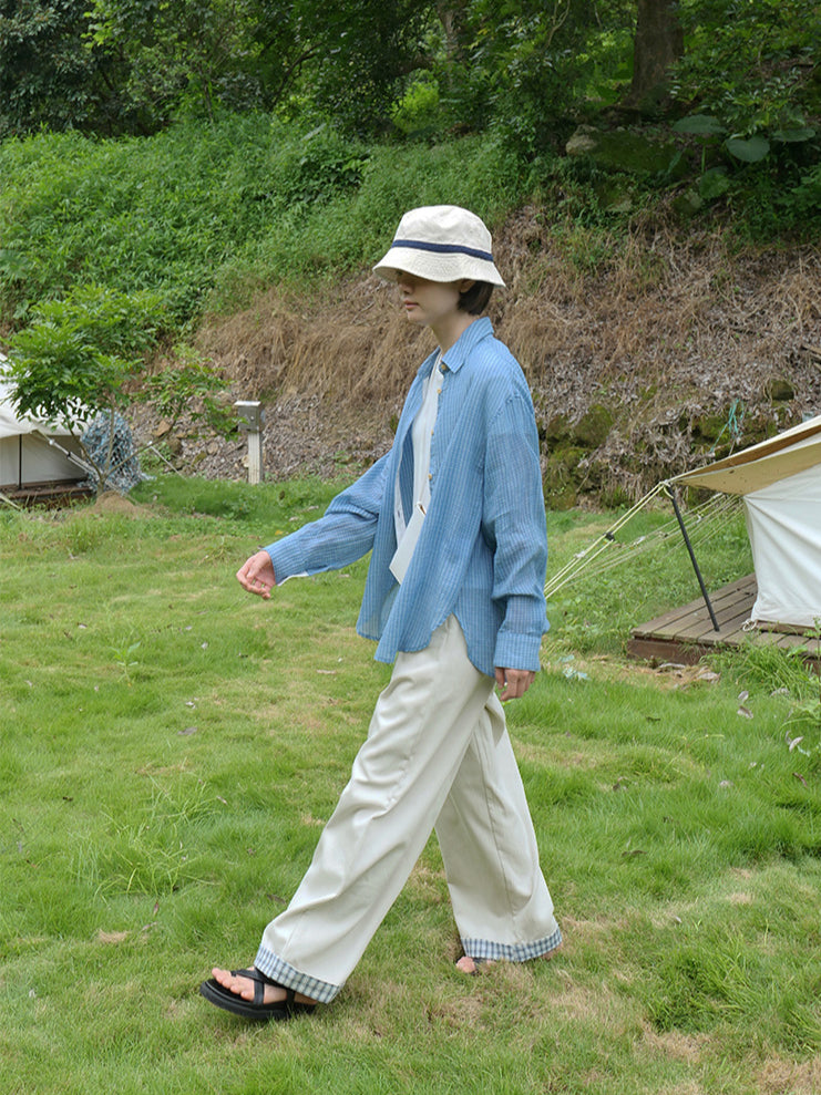 ダブルタックワイドパンツ 2086