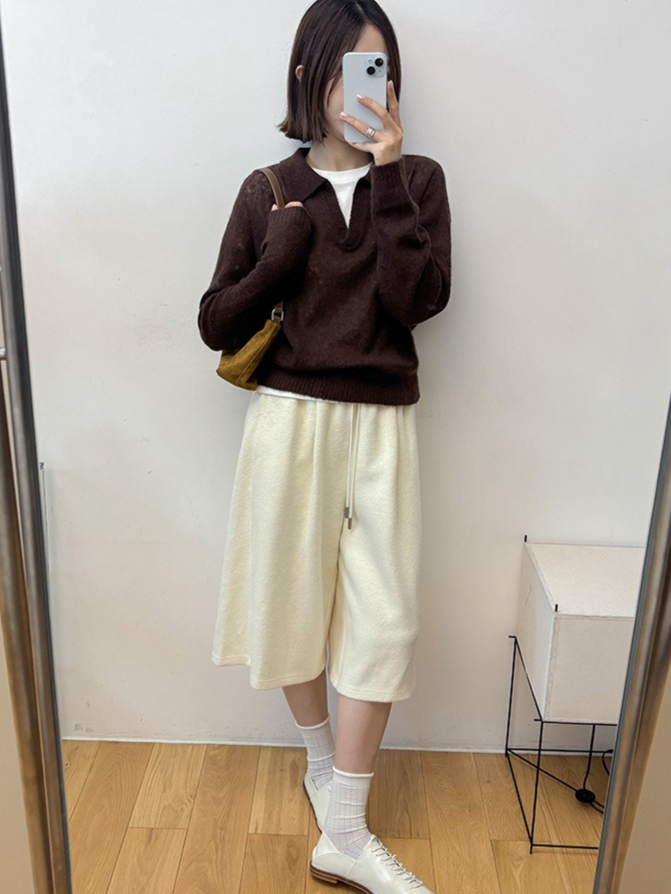 ドロストギャザーハーフパンツ 2167