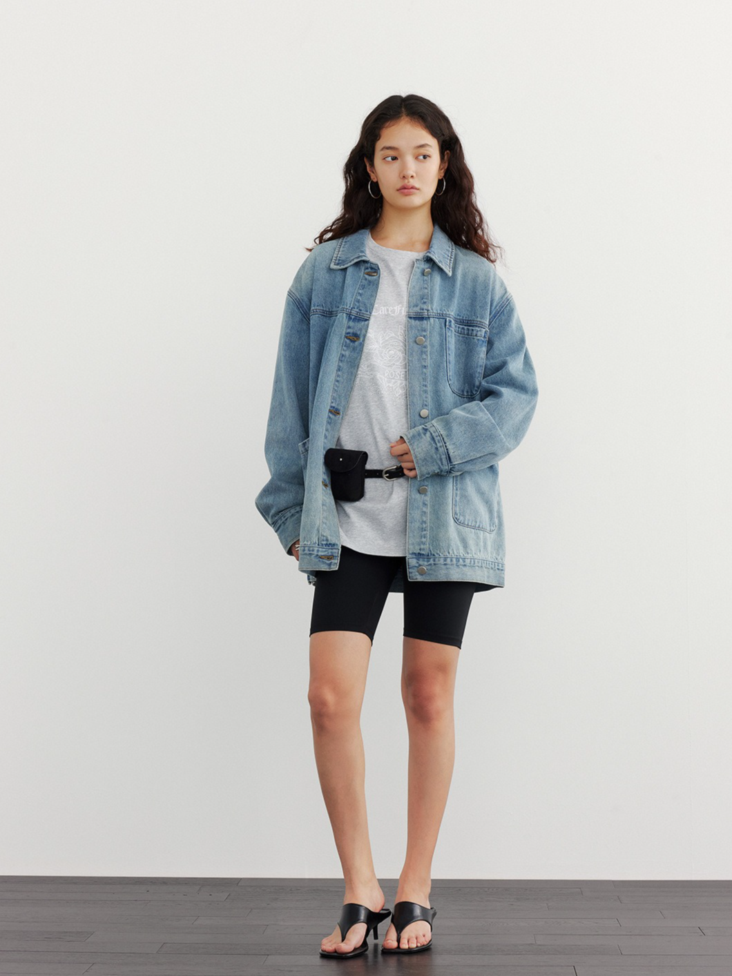 VINTAGE LOOK DENIM JACKET 2123