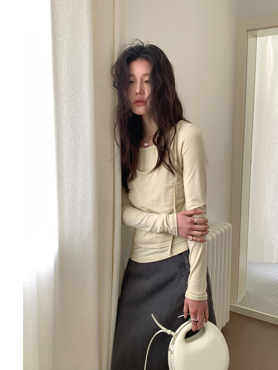 レイヤードルーズロンTEE(2ピースセット) 1514 – gypsophila 