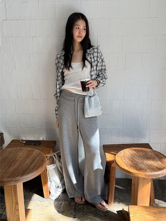 ドロストストレートスウェットパンツ 2386