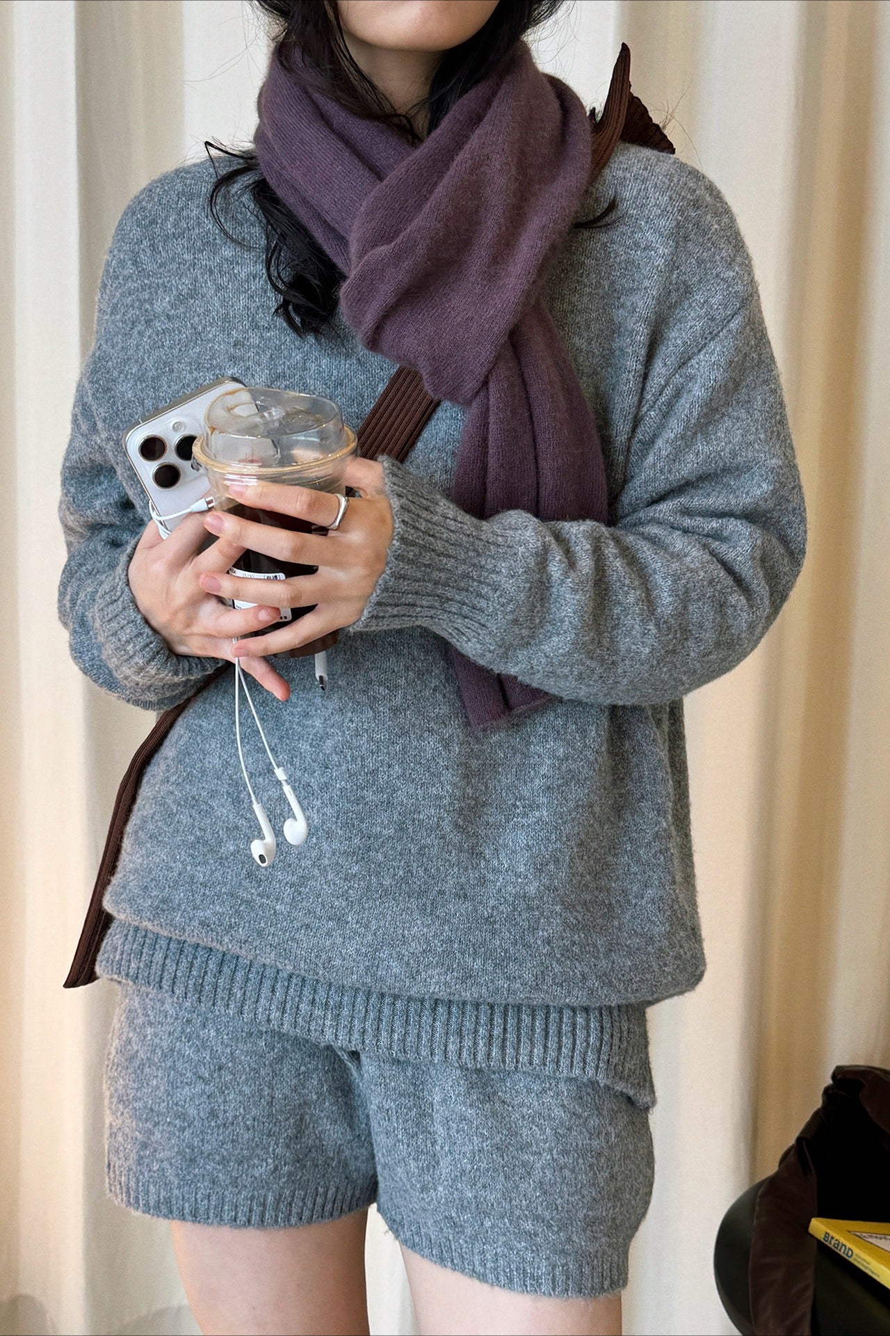 ニットトップ ショートパンツ セットアップ 2266 – gypsophila