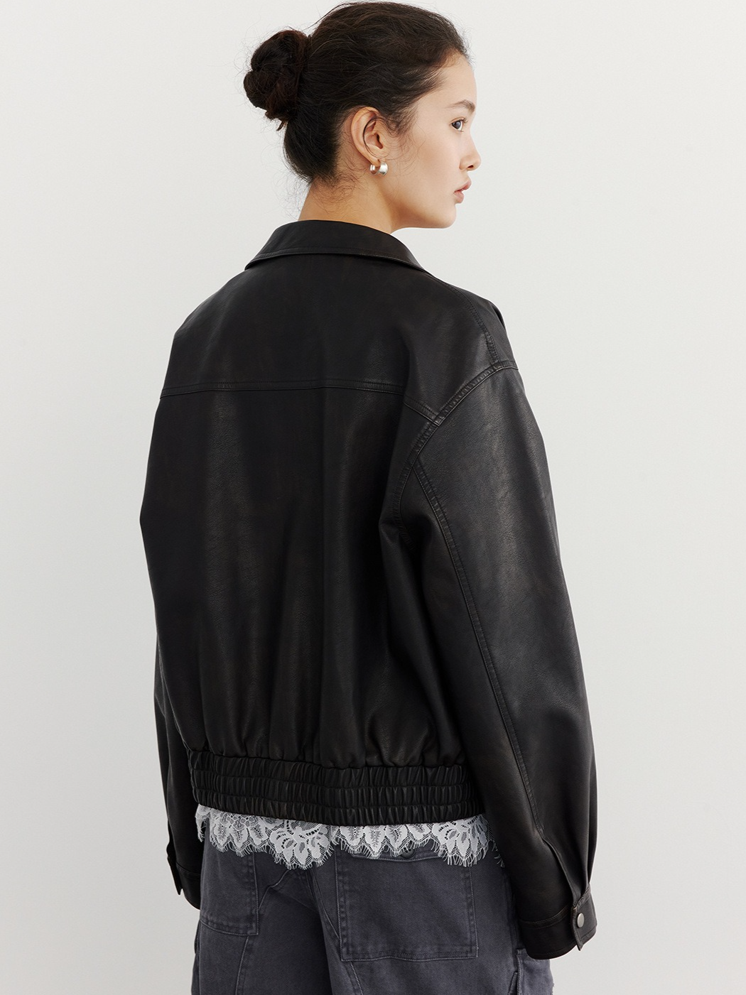 FAUX LEATHER JACKT 2127