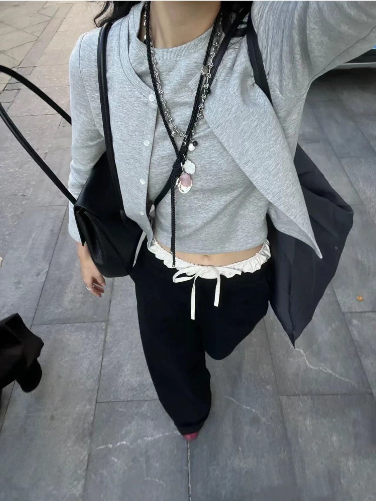 クロップドスウェットカーディガン 1442 – gypsophila