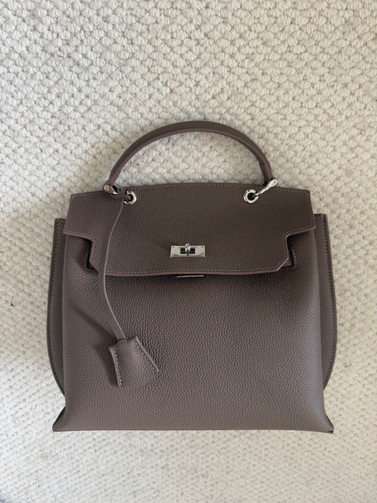 2WAYスクエアレザーバッグ 1911