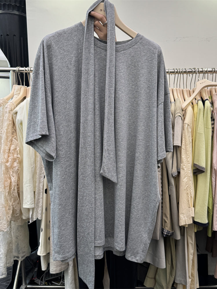 タイ付きリラックスTシャツ 2015