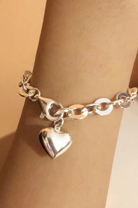 ハートチャームチェーンブレス 2286