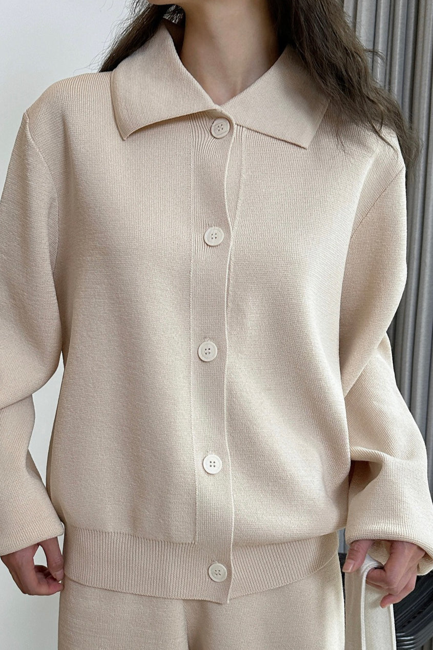 スタンダードカラーニットカーディガン(SETUP) 2249