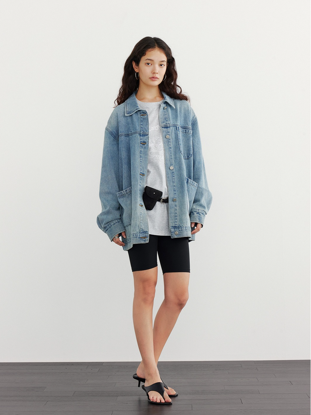 VINTAGE LOOK DENIM JACKET 2123