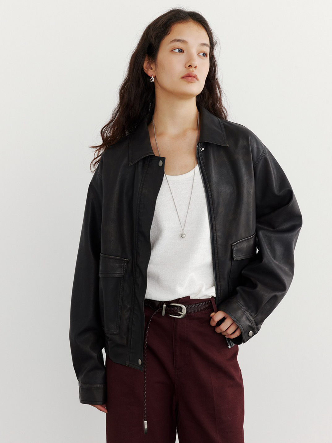 FAUX LEATHER JACKT 2127