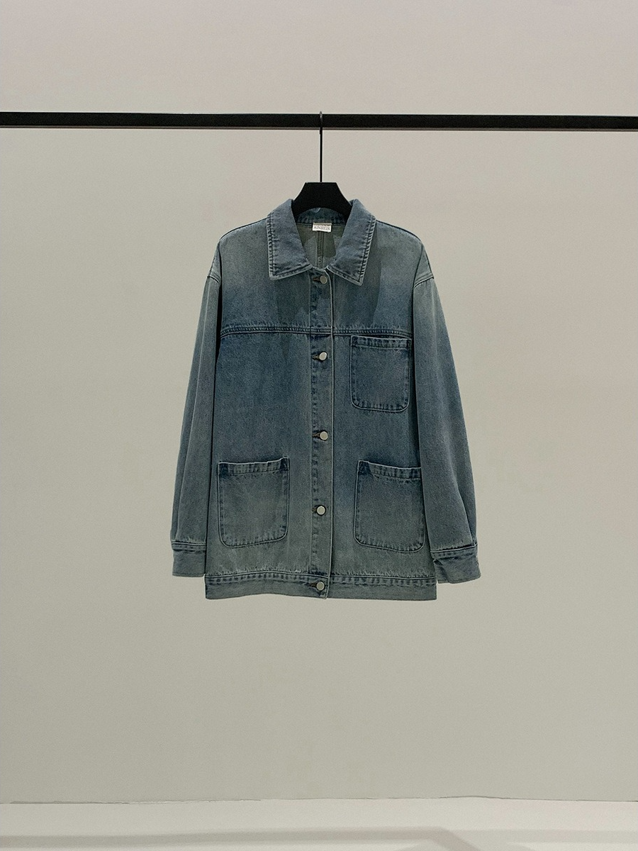 VINTAGE LOOK DENIM JACKET 2123