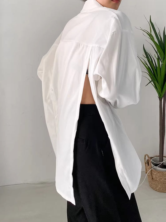 バッグスリットオーバーシャツ 2335