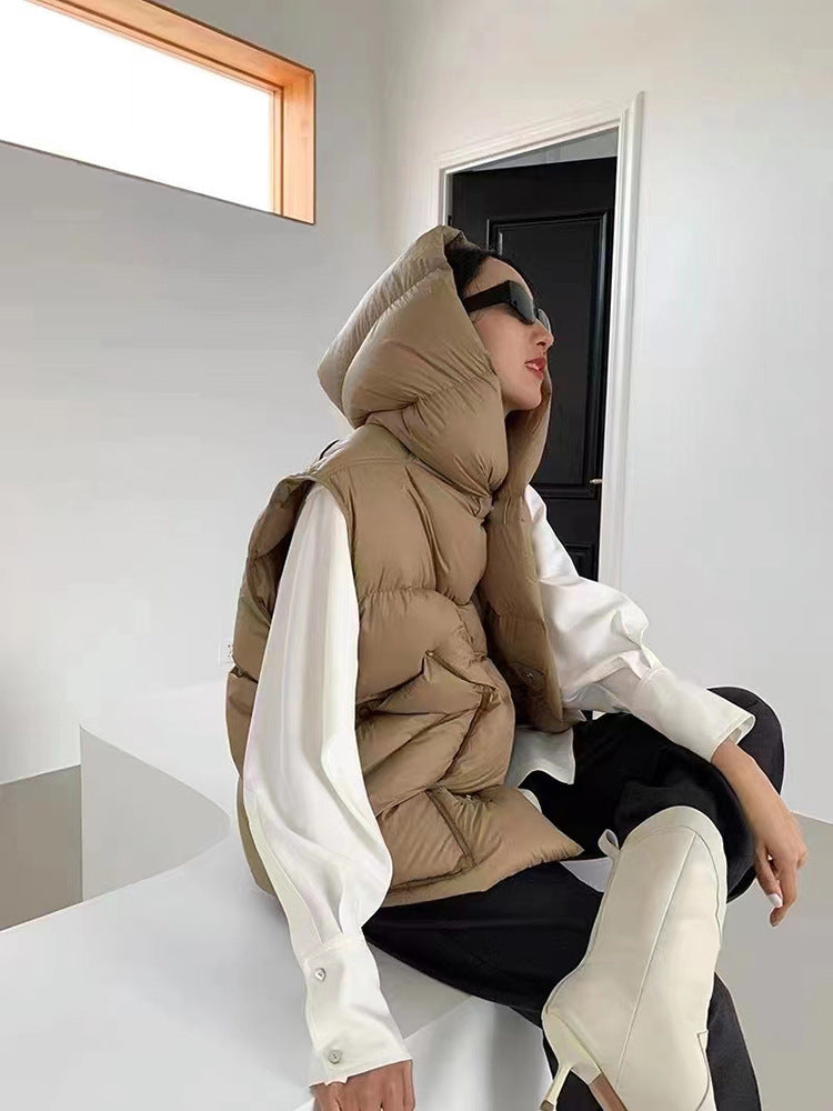 オーバーサイズダウンベスト 1235