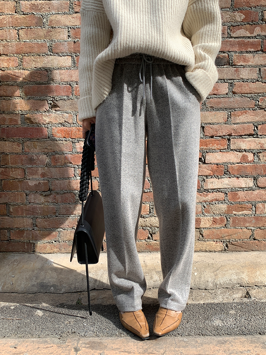 センタープレスウールストレッチパンツ 1264
