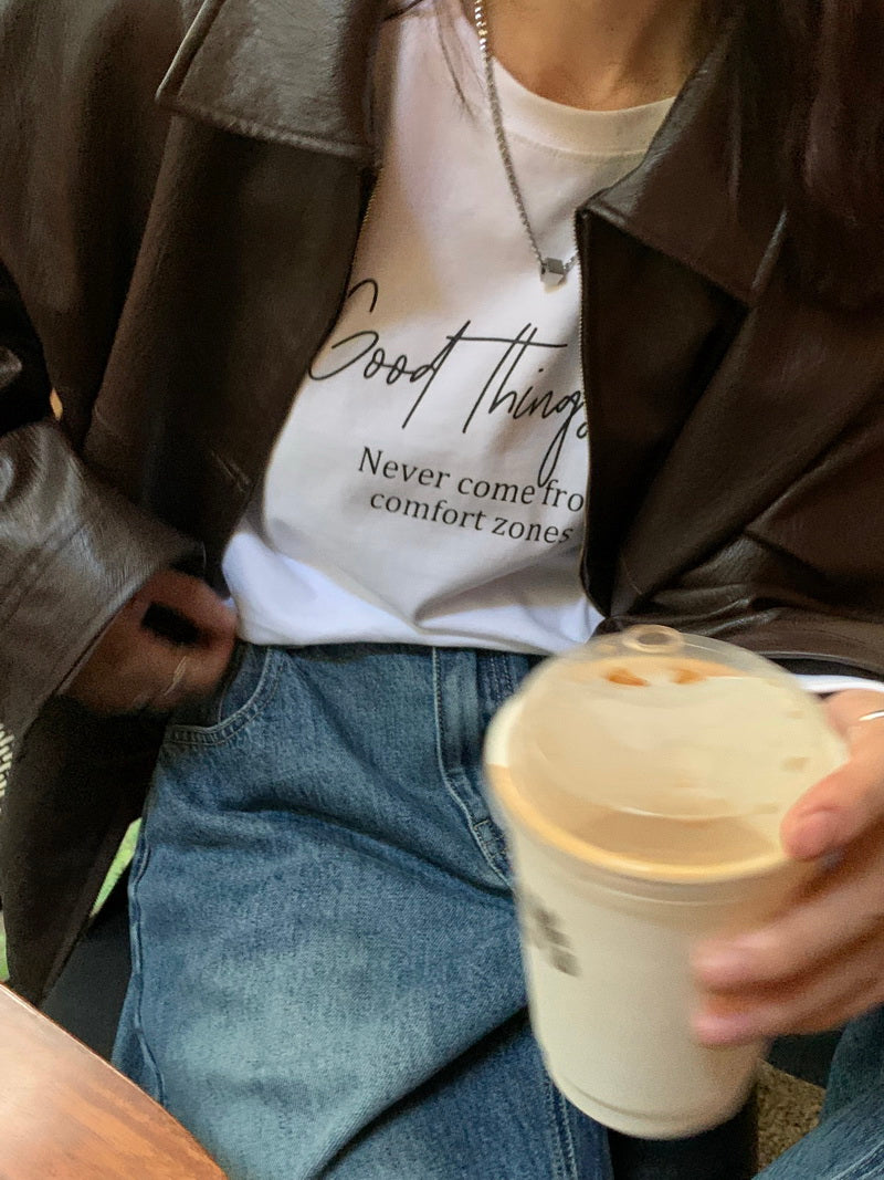 Good thingsコットンロゴTシャツ 0910