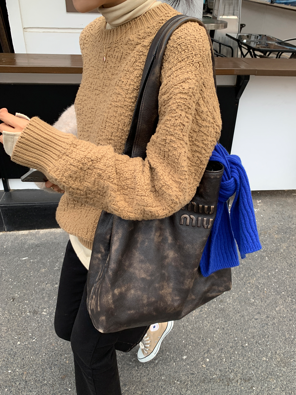 ジオメトリックパターンニット 1276