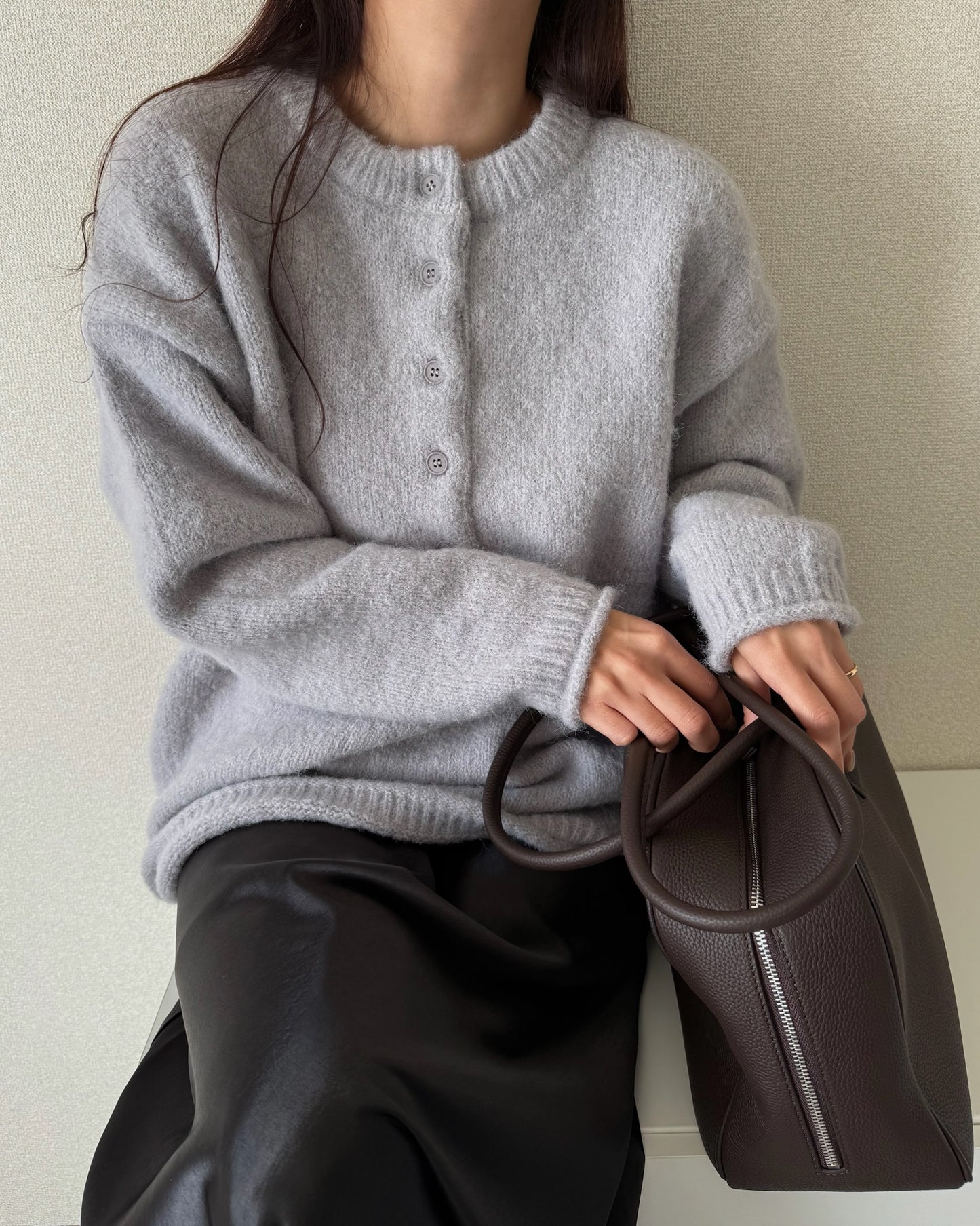 ヘンリーネックオーバーサイズニット2230