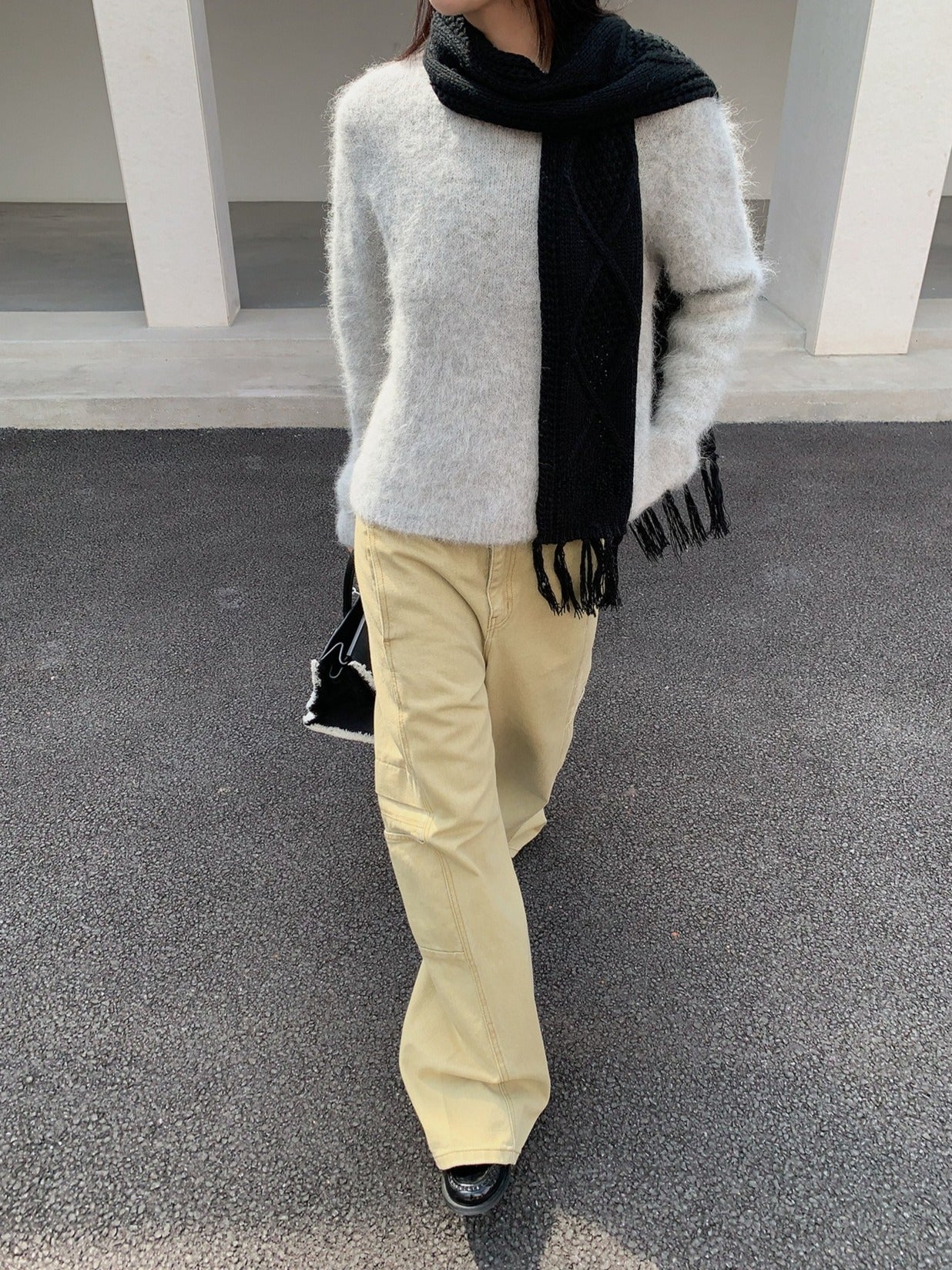 CABLE KNIT MUFFLER 2521
