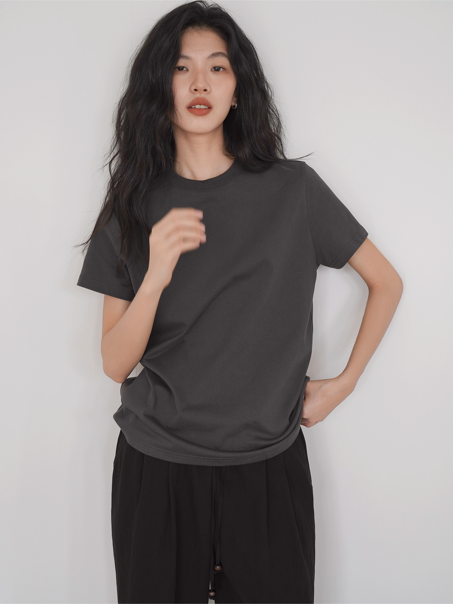 ベーシッククルーネックTシャツ 2094