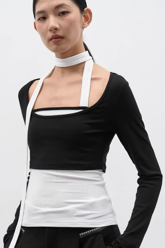 ニュアンスレイヤータイトップス 2289