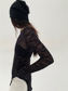 SHEER KNIT LONG TOP 2120
