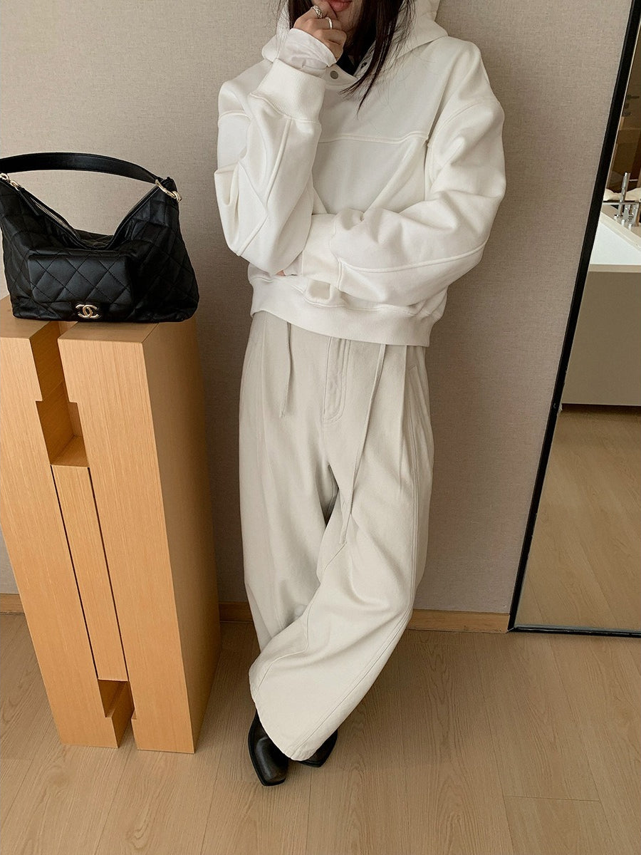 CORD BELT COCOON PANTS 2502