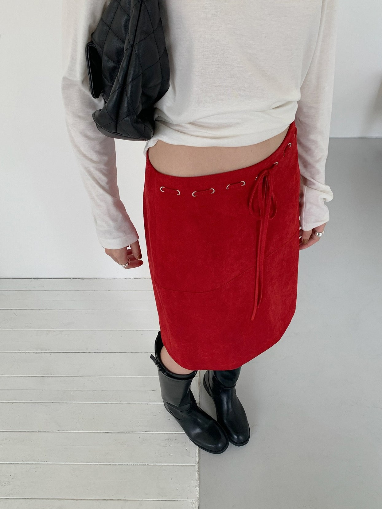 SUEDE MIDI SKIRT 2460