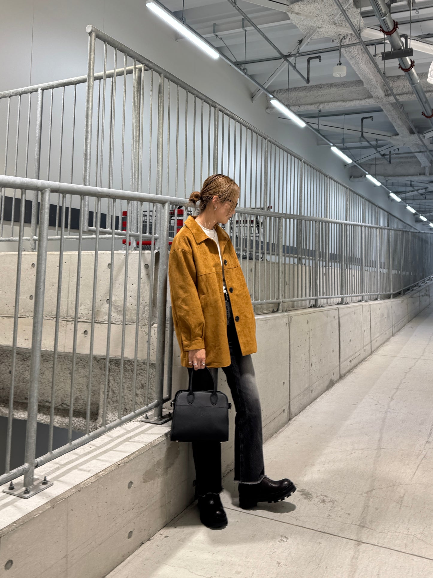 SUEDE SHIRT JACKET × chiiica06