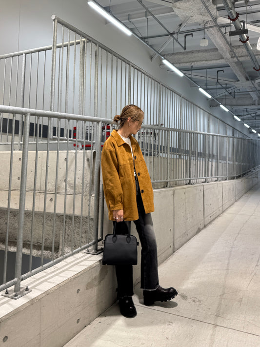 SUEDE SHIRT JACKET × chiiica06
