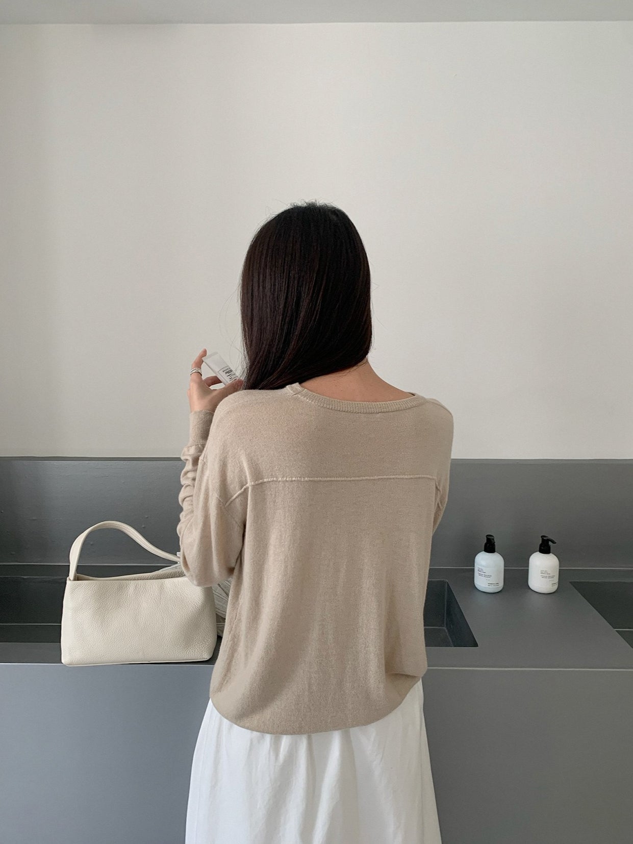 RELAXED WOOL-BLEND KNIT 2463