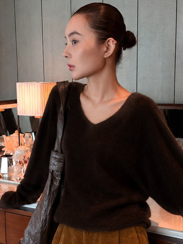 SOFT V-NECK KNIT 2511