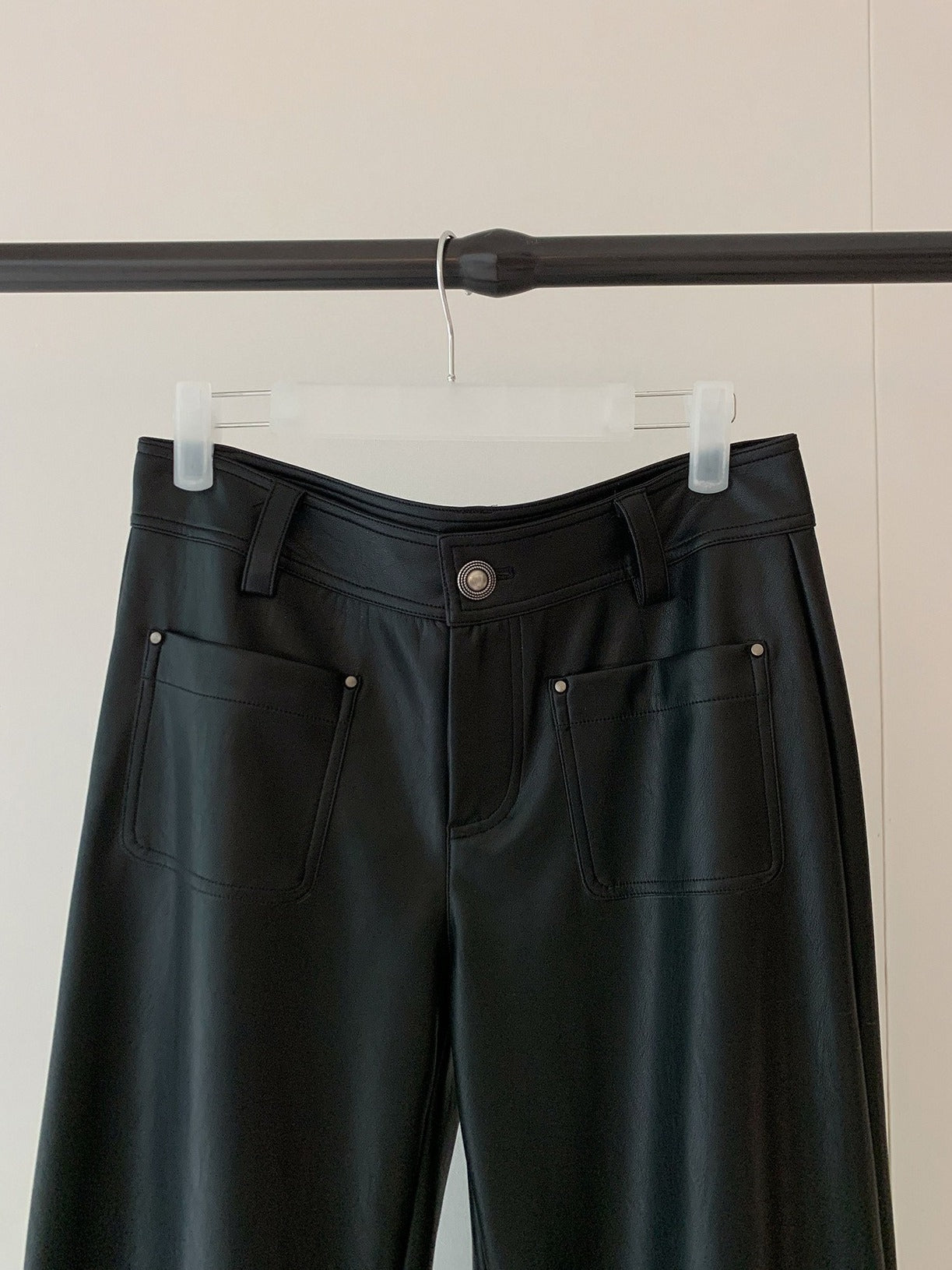 PU LEATHER PANTS 2491