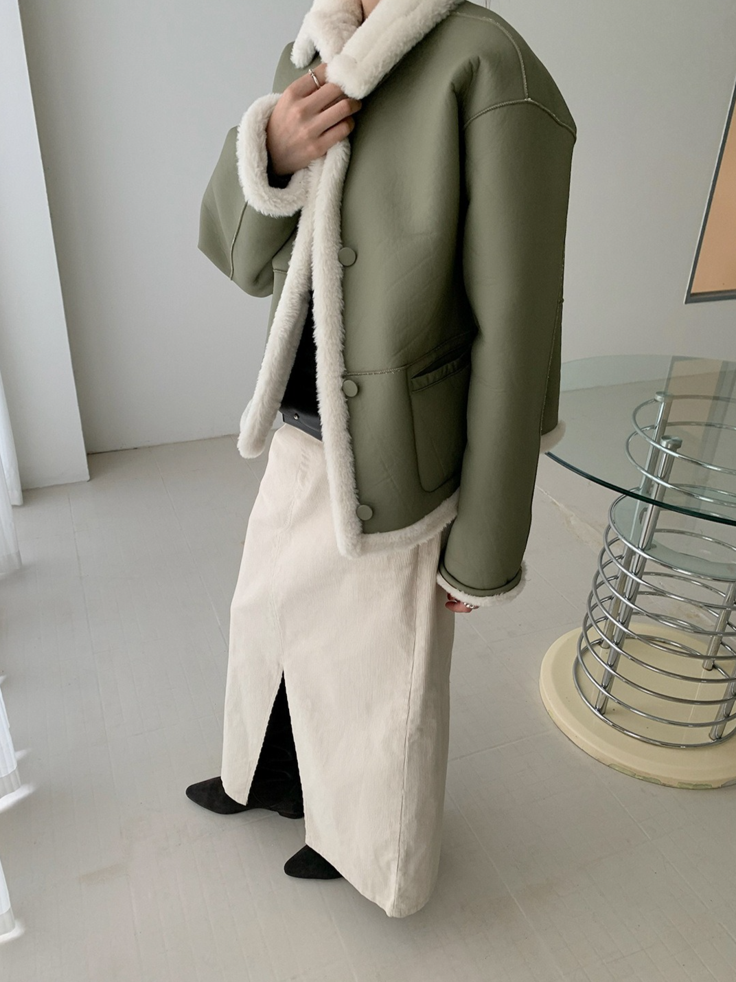 フェイクムートンジャケット 2203