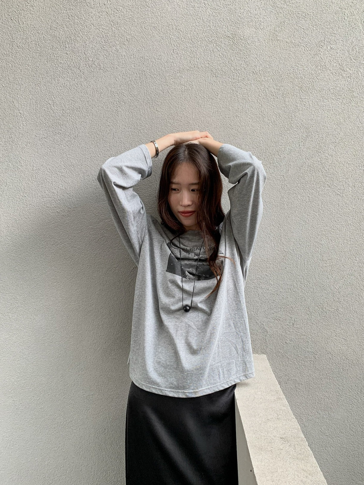 LOOSE GRAPHIC TOP 2451