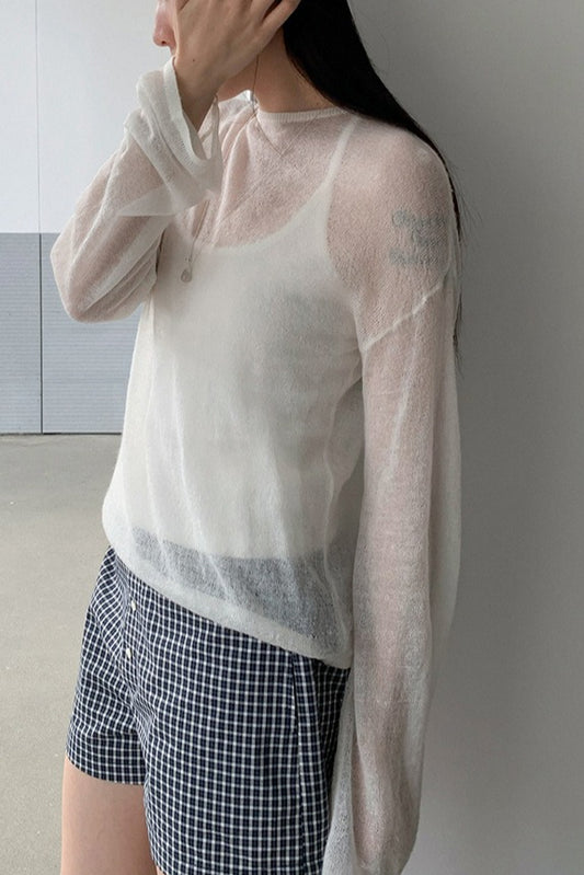 SEE THROUGH SUMMER KNIT 2298