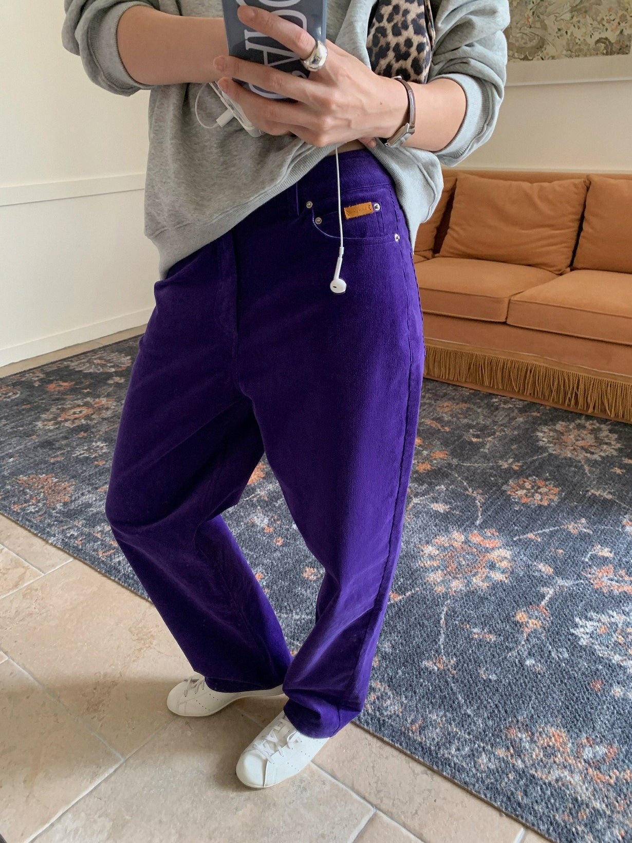 CORDUROY RETRO PANTS 2492