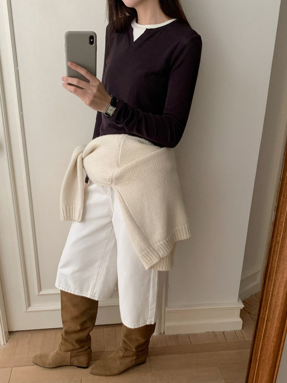 フェイクツーピーススキッパーTシャツ 2199