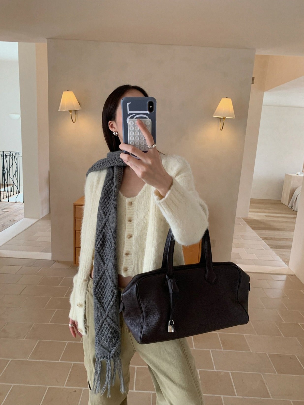 CABLE KNIT MUFFLER 2521