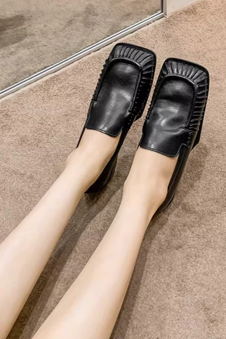 スクエアトゥローファー 2276