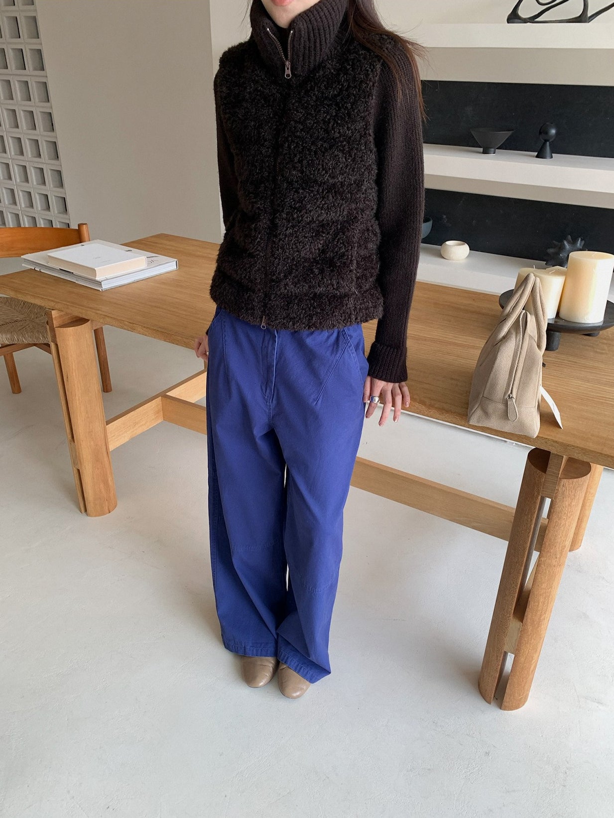 BOA COMBI KNIT JACKET 2523