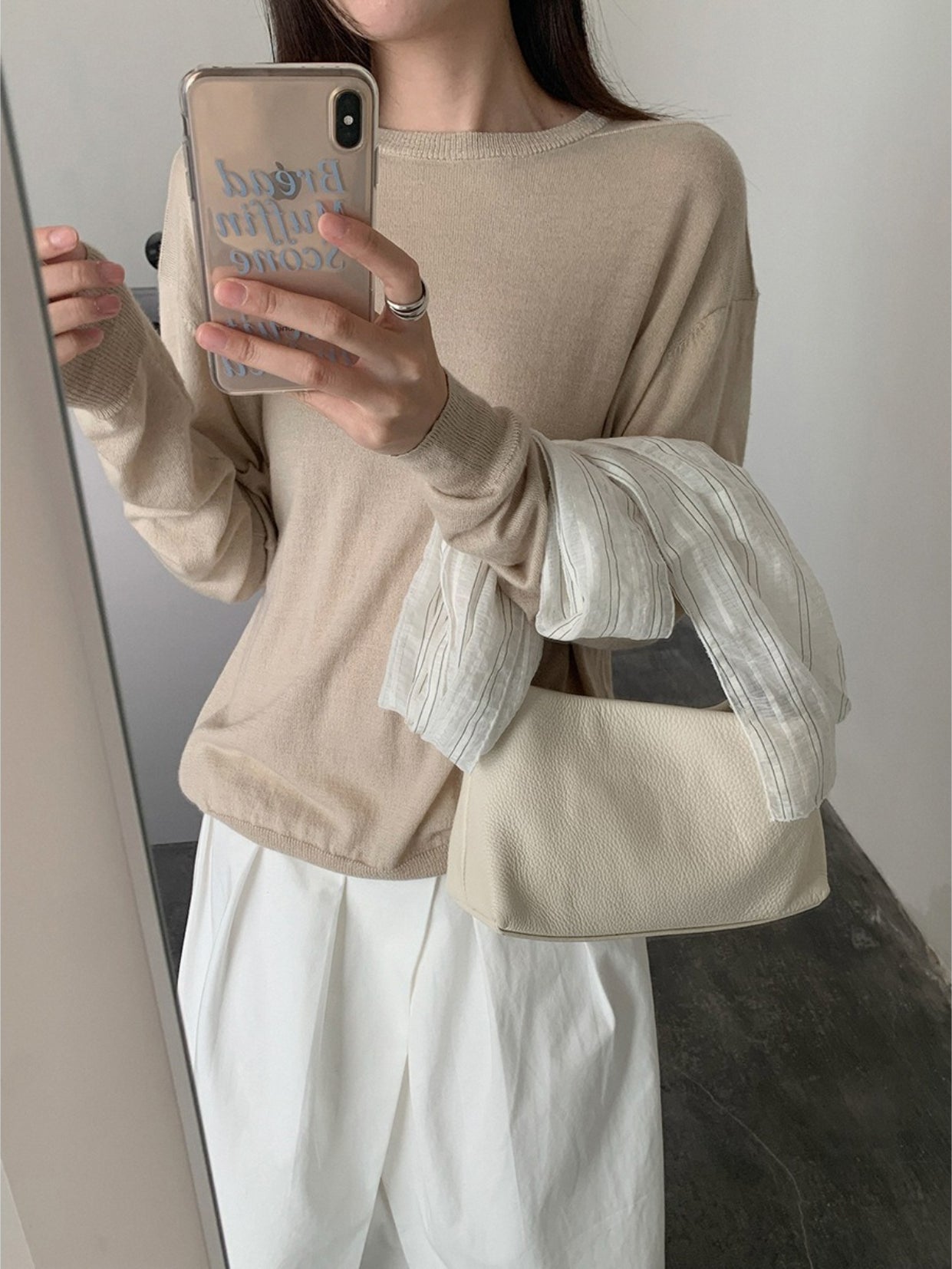RELAXED WOOL-BLEND KNIT 2463