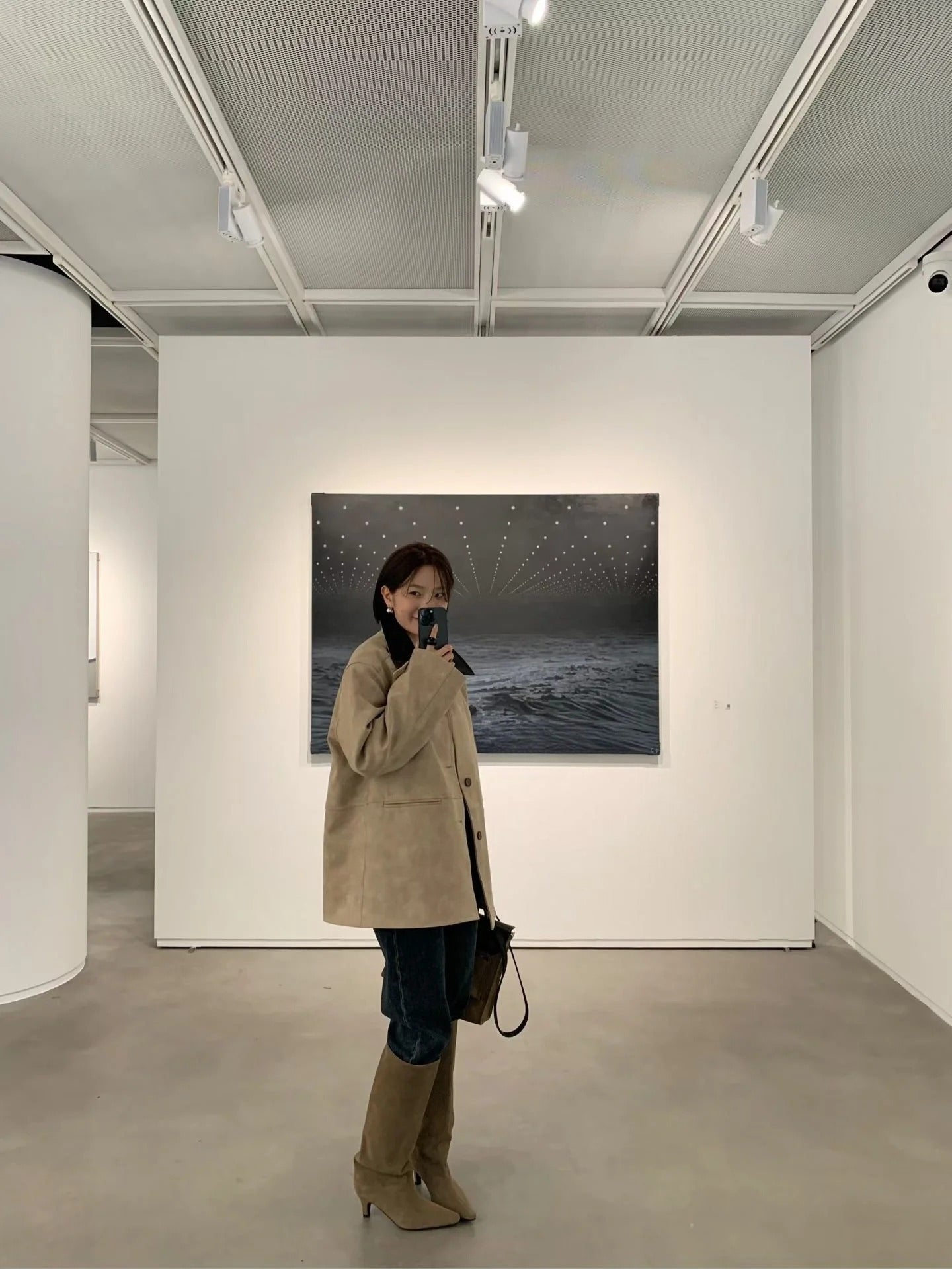 スウェードメンズライクアウター2229