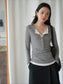 LAYERED HENLEY TOP 2513