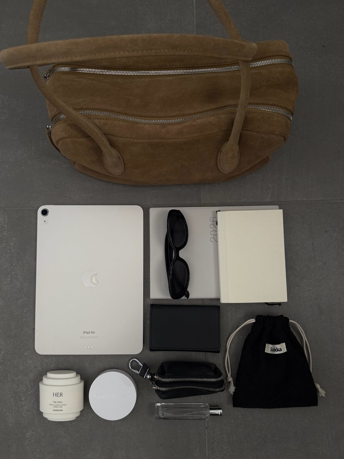 SUEDE WIDE BOSTON BAG 2495