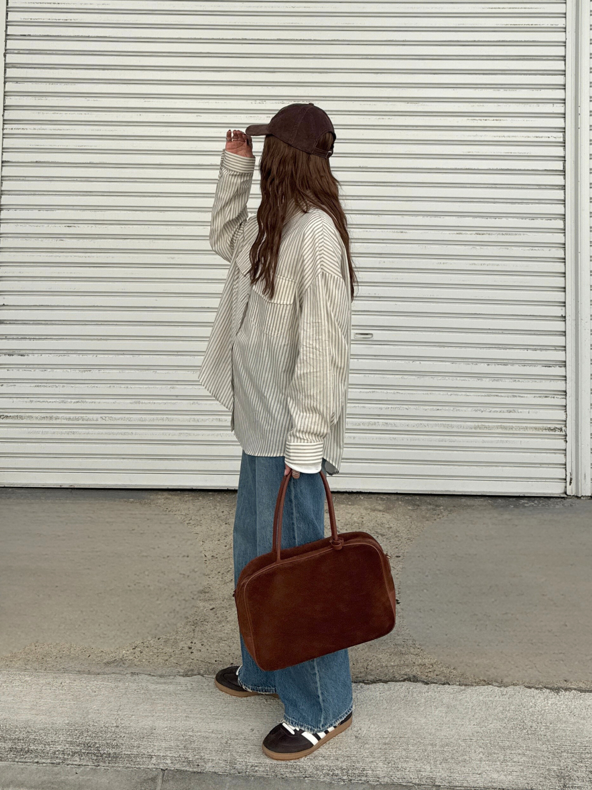 NUANCE STRIPE SHIRT × chiiica04