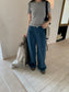 CORD BELT COCOON PANTS 2502